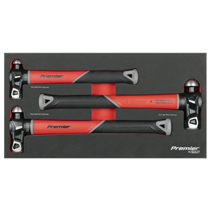 Premier Ball Pein Hammer Set with Fibreglass Shafts 3pc - SE-AK2033