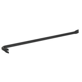 The Sealey Crowbar 610mm (AK2061) is a durable, drop-forged steel tool with a curved end and a flat, beveled opposite end, perfect for demanding force work tasks.