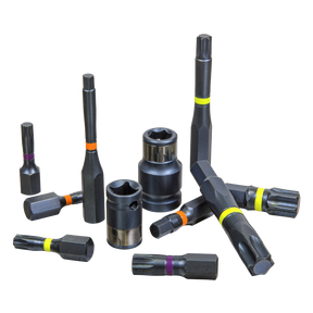 TRX-Star*/Hex/Spline Bit Set Impact 42pc 3/8" & 1/2"Sq Drive - AK21901 - Farming Parts