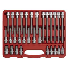 Hex Socket Bit Set 30pc 1/2"Sq Drive - AK2196 - Farming Parts