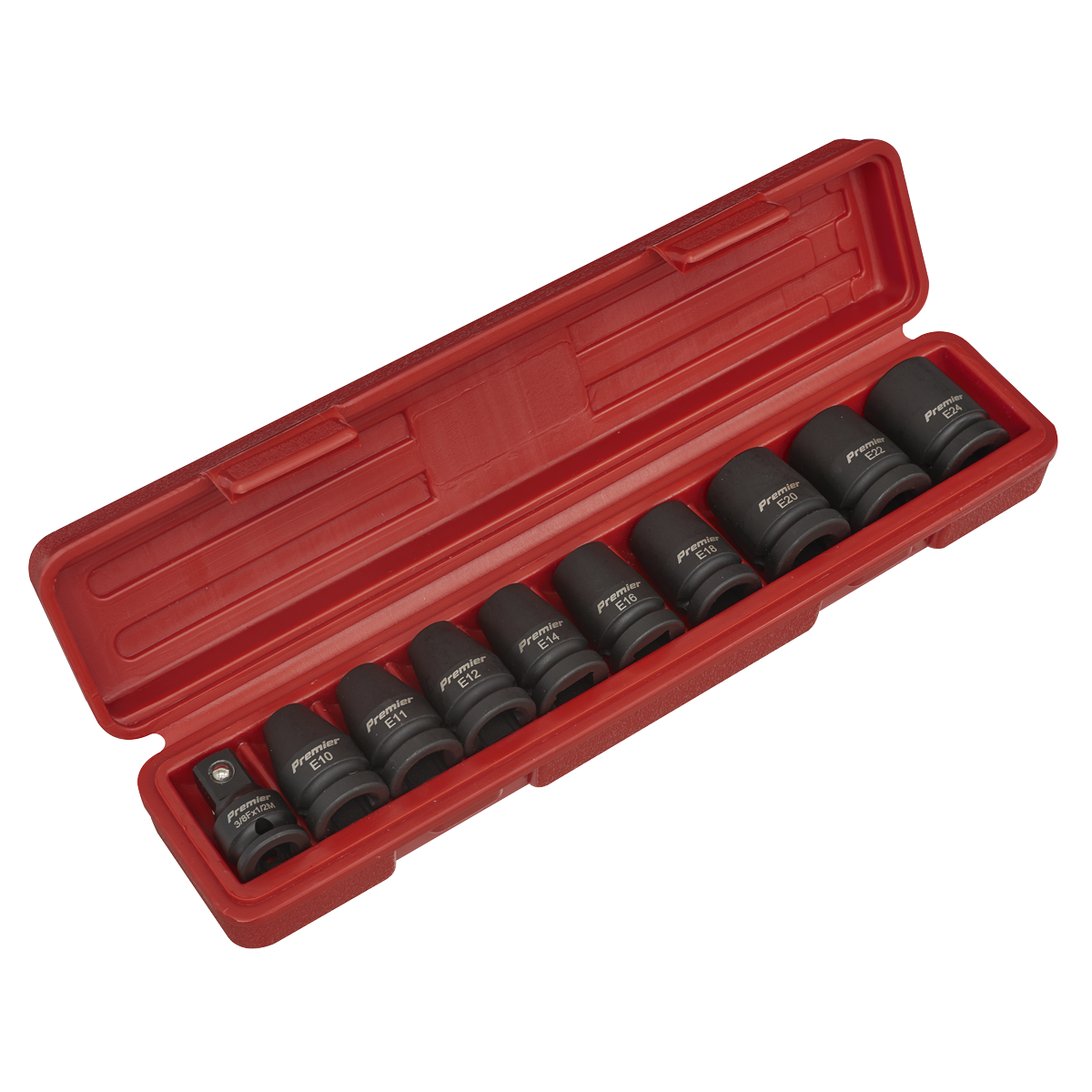 Impact TRX-Star* Female Socket Set 10pc 1/2"Sq Drive - AK2301 - Farming Parts