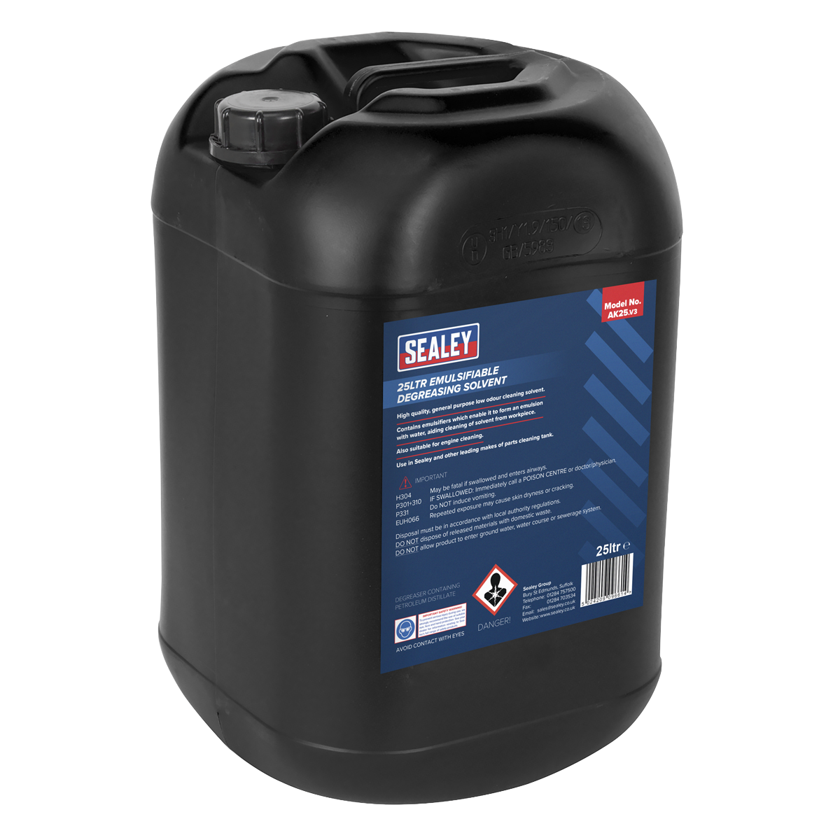 Degreasing Solvent Emulsifiable 25L - AK25 - Farming Parts