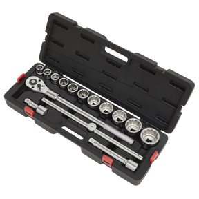 Socket Set 3/4"Sq Drive 12-point WallDrive® 15pc Metric - AK2583 - Farming Parts