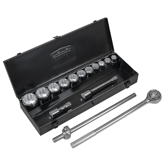 Sealey | Premier Socket Set 3/4"Sq Drive 12-Point 15pc - AK2585