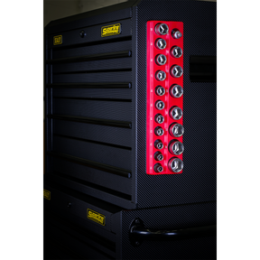 Socket Holder Magnetic 1/2"Sq Drive Capacity 19 Sockets - AK27087 - Farming Parts