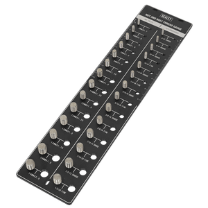 Metric/Imperial Nut & Bolt Thread Checker - SE-AK28