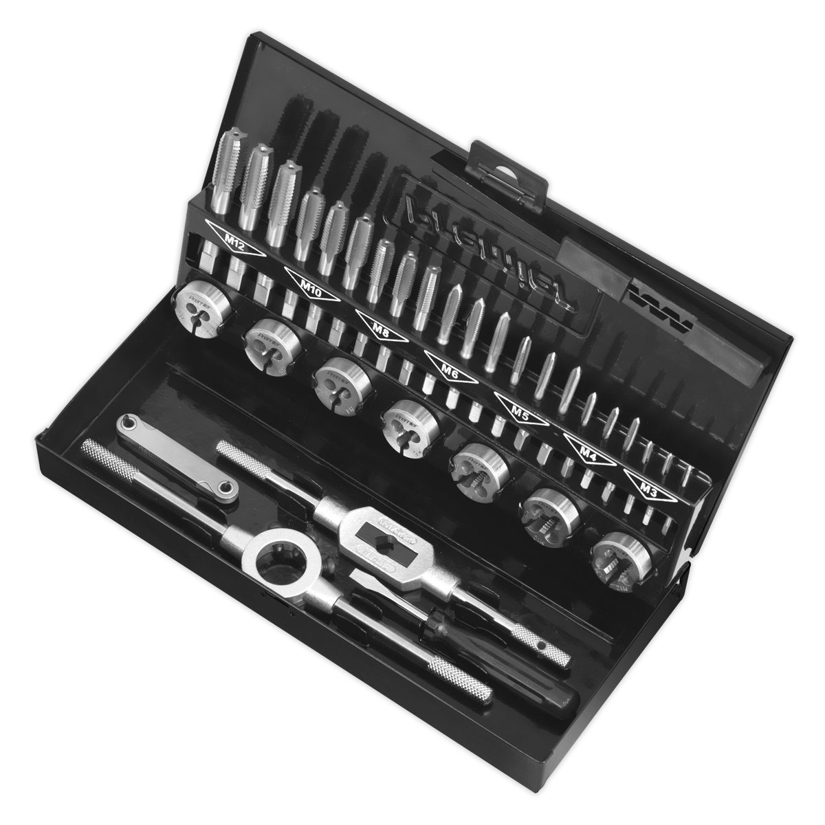 Tap & Die Set 32pc Split Dies HSS 4341 Metric - AK3015HSS - Farming Parts