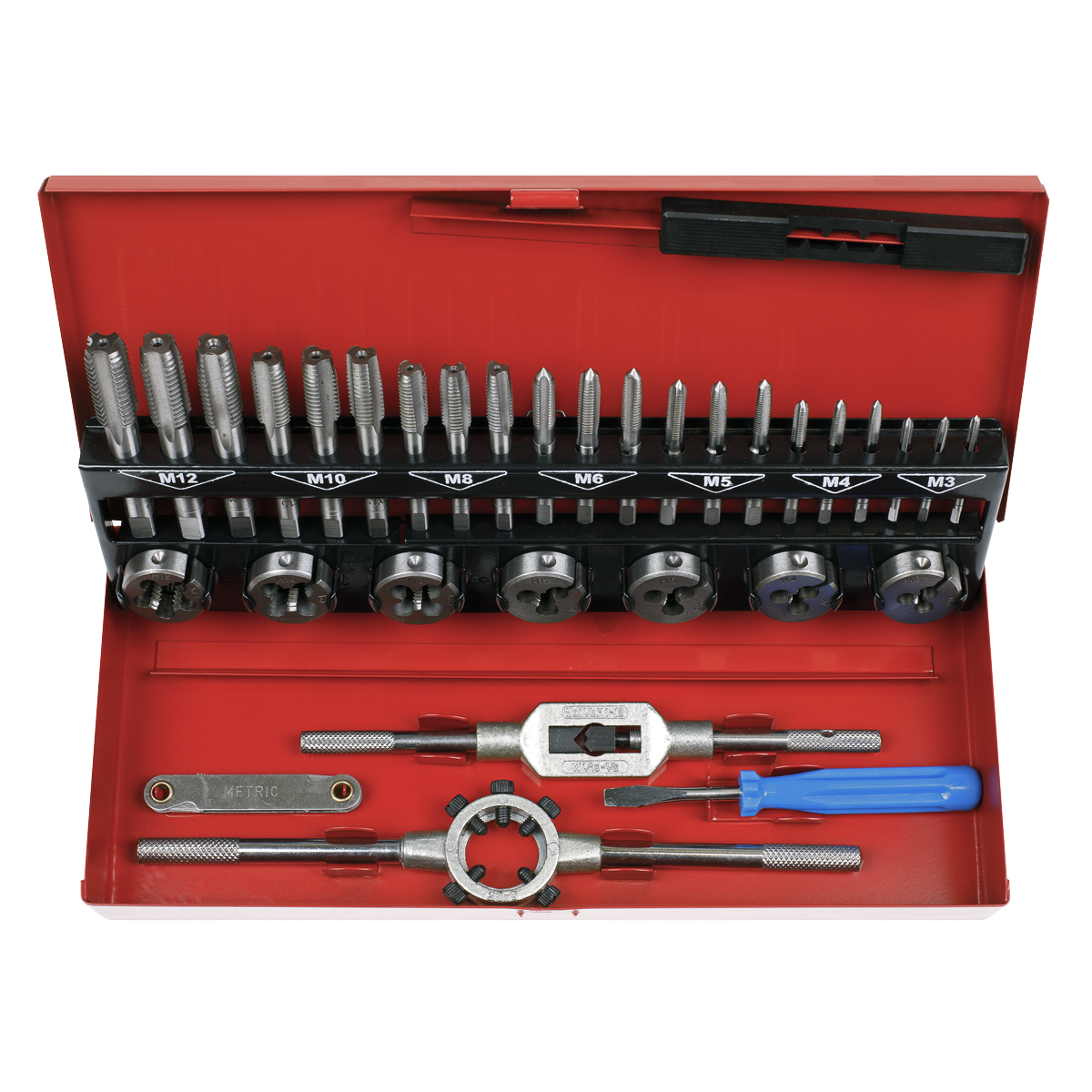 Tap & Die Set 32pc Split Dies Metric - AK3015 - Farming Parts