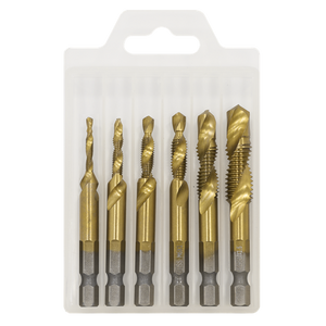 Combination Drill & Tap Bit Set 6pc - SE-AK3025