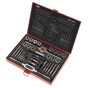 Tap & Die Set 33pc Split Dies Metric/UNF/BSP - AK3033 - Farming Parts