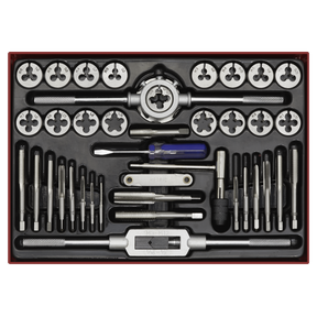 Tap & Die Set 40pc Split Dies Metric - AK3040 - Farming Parts