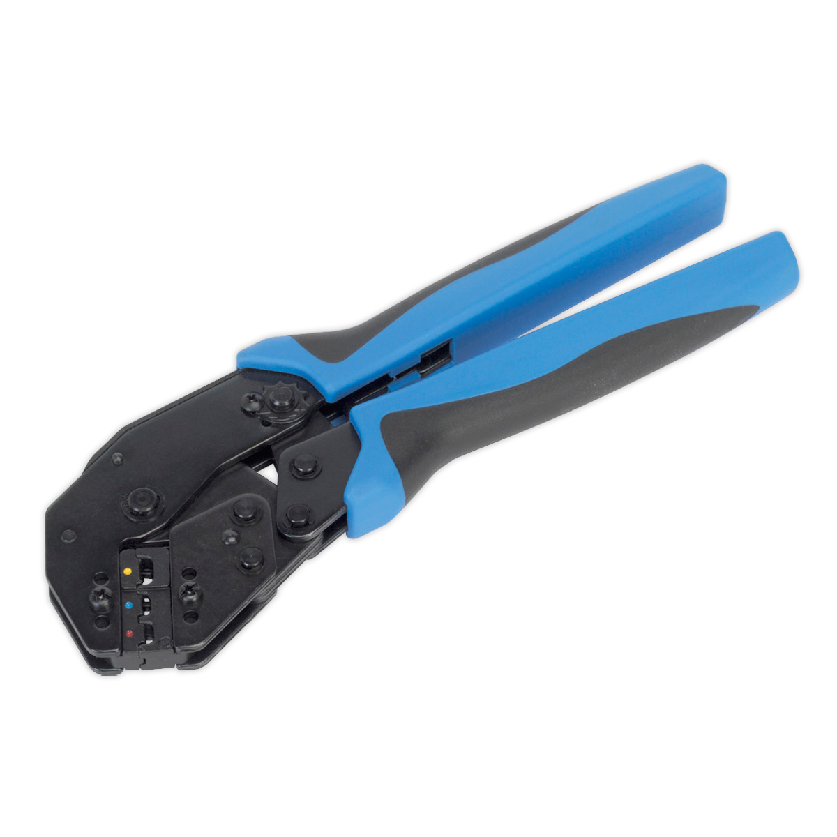 Ratchet Crimping Tool Angled Head Insulated Terminals - AK3863 - Farming Parts