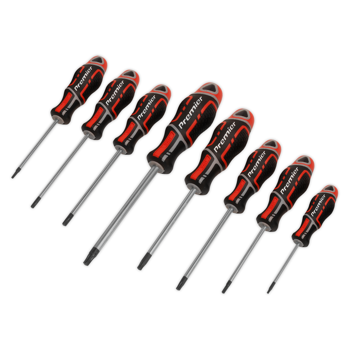 Screwdriver Set 8pc Security TRX-Star* GripMAX® - Red - AK4323 - Farming Parts