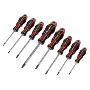 Screwdriver Set 8pc Security TRX-Star* GripMAX® - Red - AK4323 - Farming Parts
