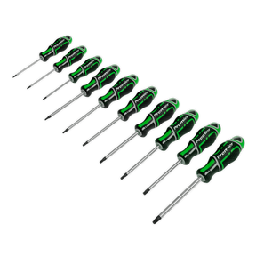 Screwdriver Set 10pc TRX-Star* GripMAX® - Hi-Vis Green - AK4324HV - Farming Parts