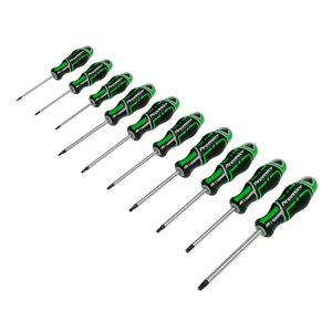 Screwdriver Set 10pc TRX-Star* GripMAX® - Hi-Vis Green - AK4324HV - Farming Parts