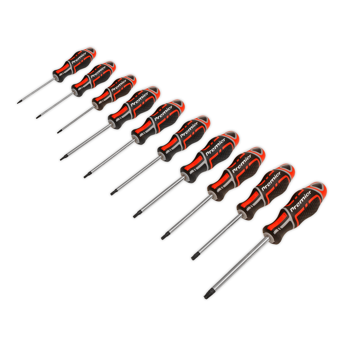 Screwdriver Set 10pc TRX-Star* GripMAX® - Red - AK4324 - Farming Parts