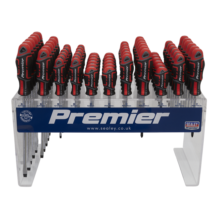 Sealey Individual Screwdrivers GripMAX® 66pc Countertop AK4369DS