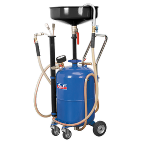 Mobile Oil Drainer with Probes 35L Air Discharge - AK456DX - Farming Parts