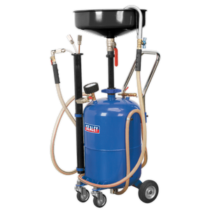 Mobile Oil Drainer with Probes 35L Air Discharge - AK456DX - Farming Parts