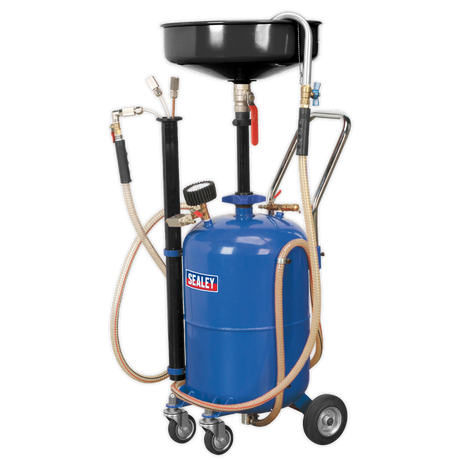 Mobile Oil Drainer with Probes 35L Air Discharge - AK456DX - Farming Parts