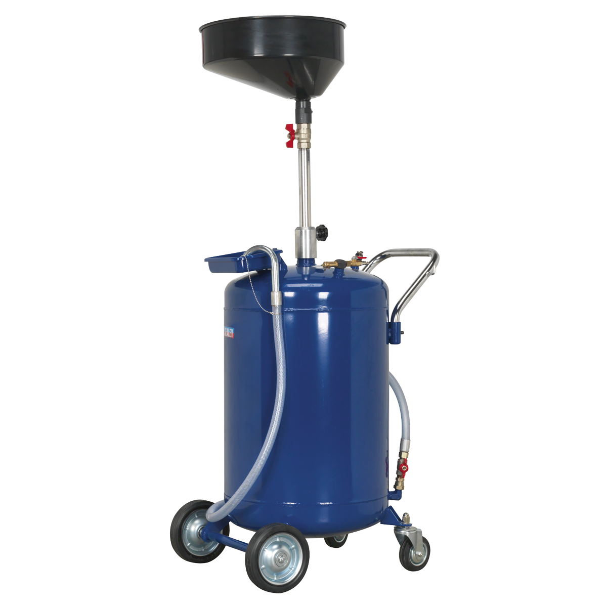 Mobile Oil Drainer 110L Air Discharge - AK458DX - Farming Parts