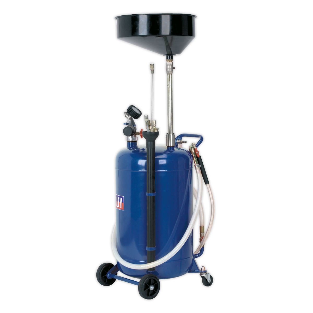 Mobile Oil Drainer with Probes 90L Air Discharge - AK459DX - Farming Parts