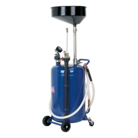 Mobile Oil Drainer with Probes 90L Air Discharge - AK459DX - Farming Parts