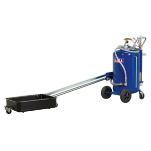 Mobile Oil Drainer with Probes 80L Cantilever Air Discharge - AK462DX - Farming Parts