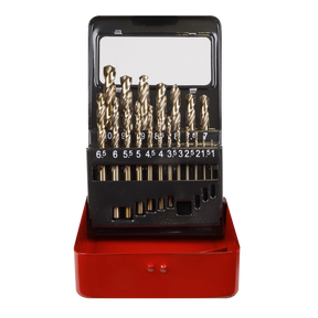 HSS Cobalt Split Point Fully Ground Drill Bit Set 19pc Metric - AK4701 - Farming Parts