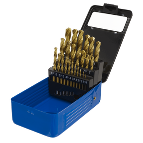 HSS Fully Ground Drill Bit Set 25pc DIN 338 Metric - AK4725 - Farming Parts