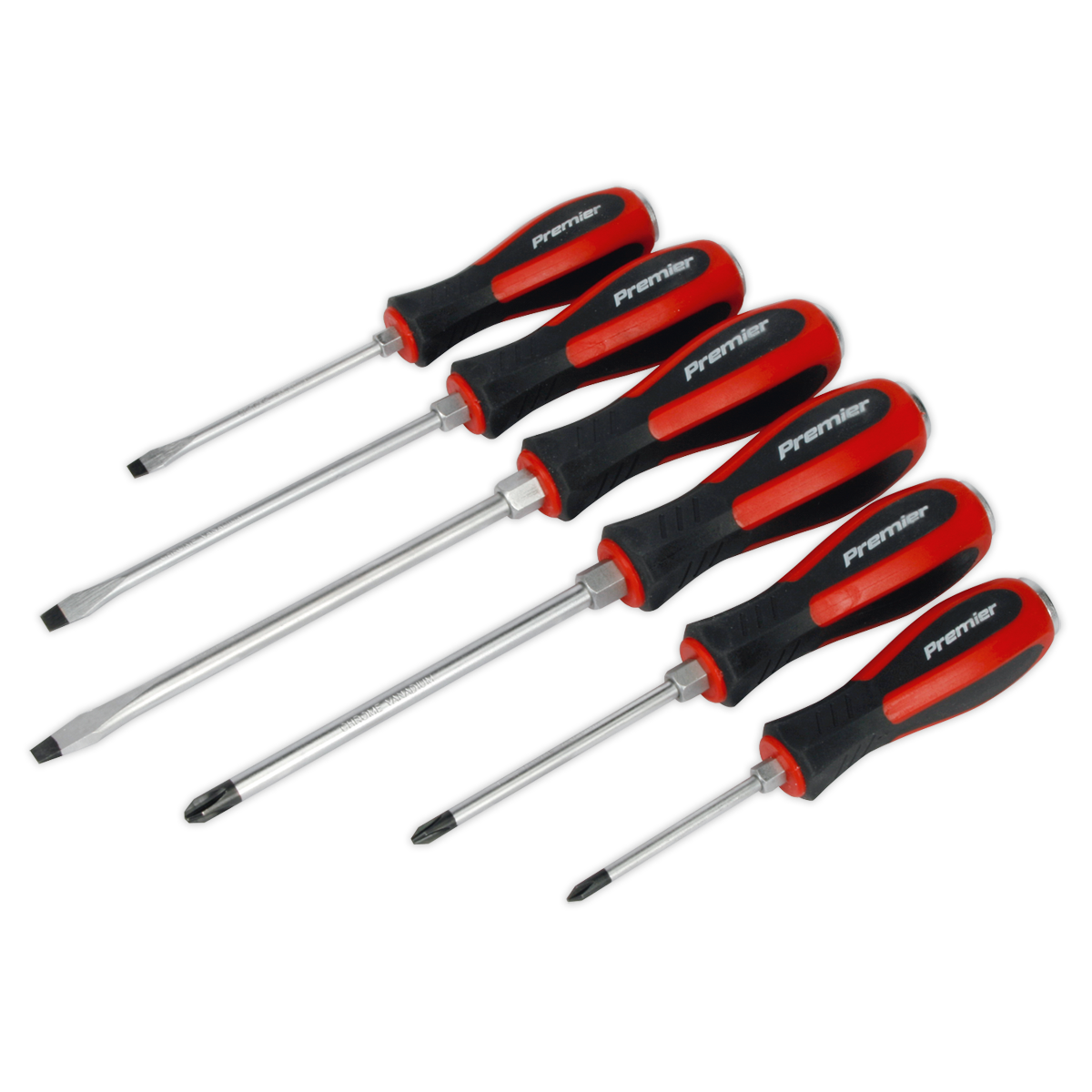 Screwdriver Set 6pc Hammer-Thru - AK4932 - Farming Parts