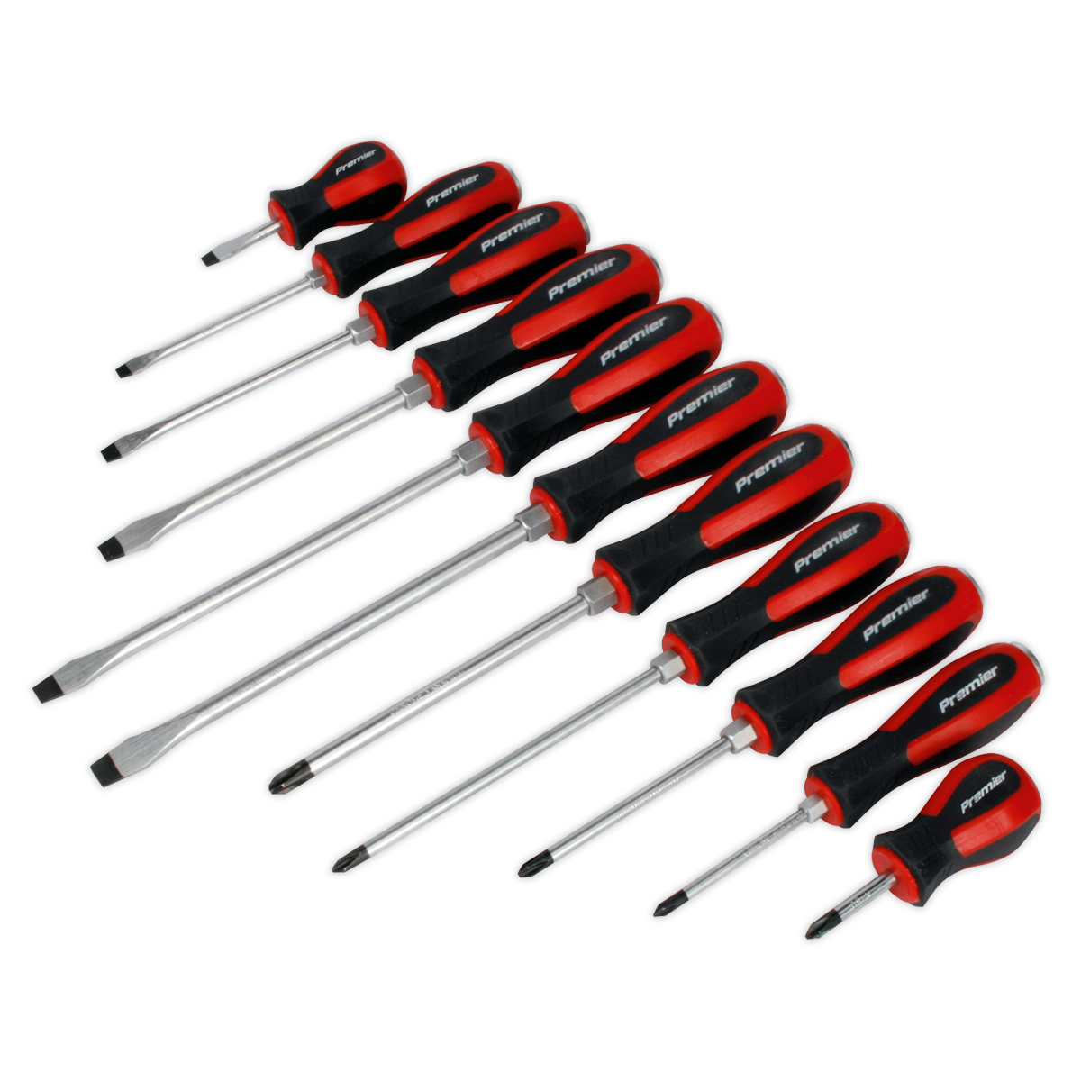 Screwdriver Set 11pc Hammer-Thru - AK4933 - Farming Parts