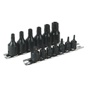 TRX-Star* Security Socket Bit Set 13pc 1/4" & 3/8"Sq Drive - AK5585 - Farming Parts