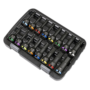 Premier Hex & TRX-Star* Impact Socket Bit Set 1/2"Sq Drive 16pc - SE-AK56005