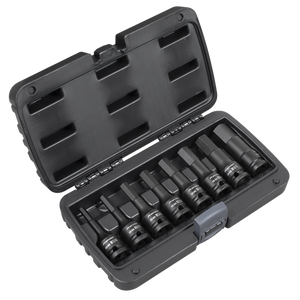 Sealey | Premier Imperial Hex Impact Socket Bit Set 1/2"Sq Drive 8pc - AK5600