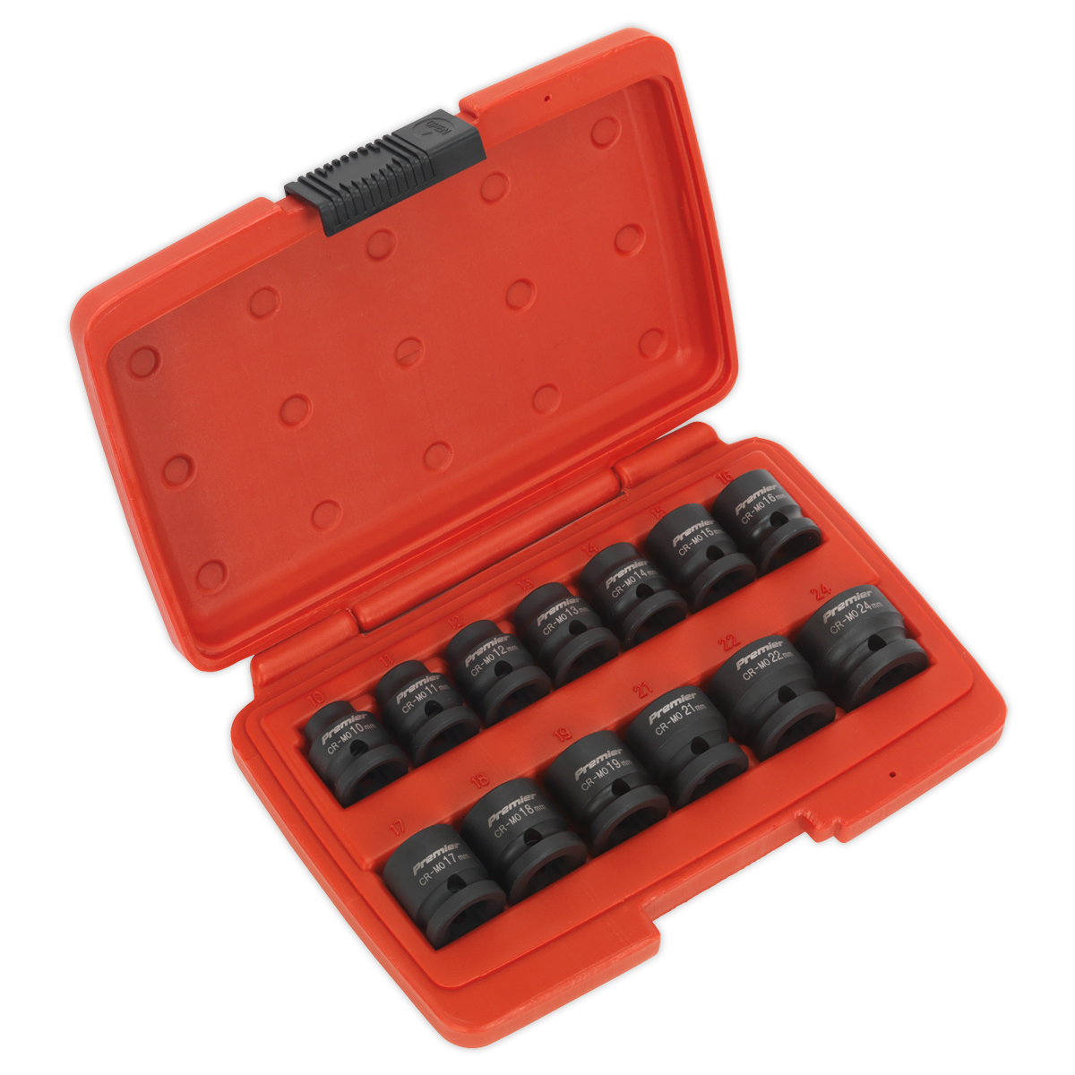 Impact Socket Set 13pc 1/2"Sq Drive Low Profile Metric - AK5613LP - Farming Parts