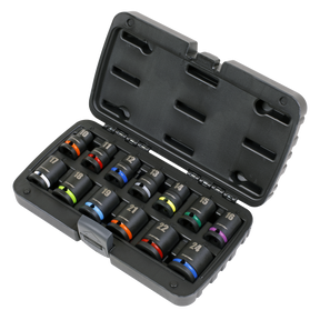 Impact Socket Set 13pc 1/2"Sq Drive Metric - AK5617M - Farming Parts