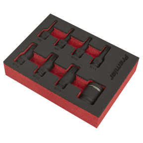 Impact Spline Socket Bit Set 8pc 3/8"Sq Drive - AK5622 - Farming Parts