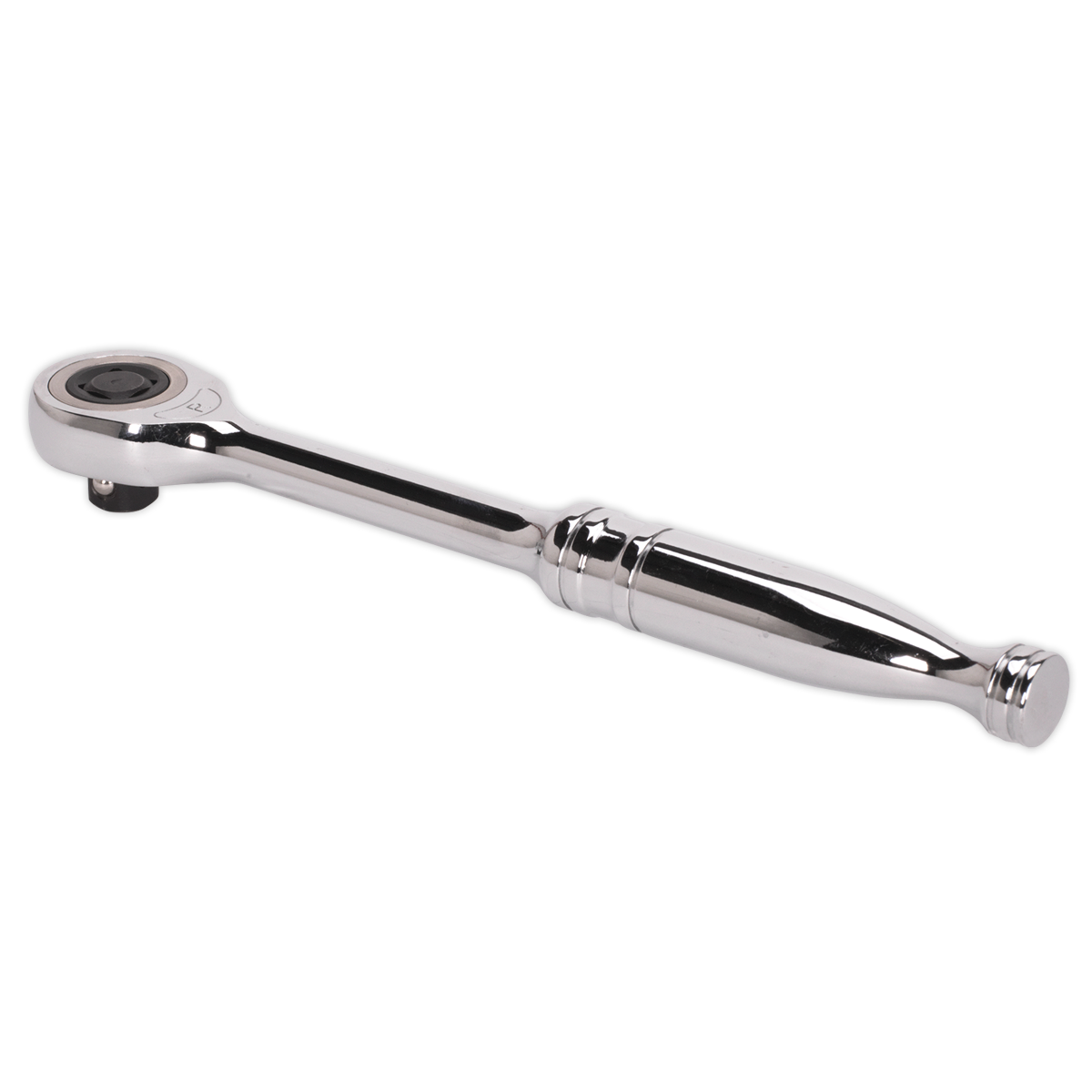 A Sealey Gearless Ratchet Wrench 3/8"Sq Drive - Push-Through Reverse - AK562, with a knurled handle, made of durable Chrome Vanadium steel, ideal for professional use in tightening or loosening bolts and nuts.