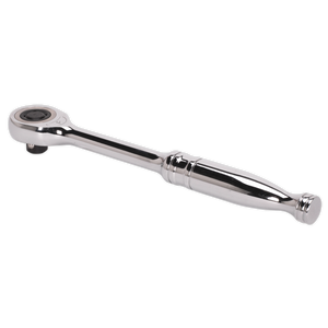 A Sealey Gearless Ratchet Wrench 3/8"Sq Drive - Push-Through Reverse - AK562, with a knurled handle, made of durable Chrome Vanadium steel, ideal for professional use in tightening or loosening bolts and nuts.