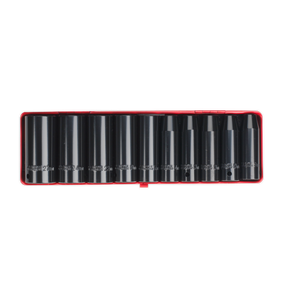 Impact Socket Set 10pc 1/2"Sq Drive Deep Metric - AK58/11M - Farming Parts
