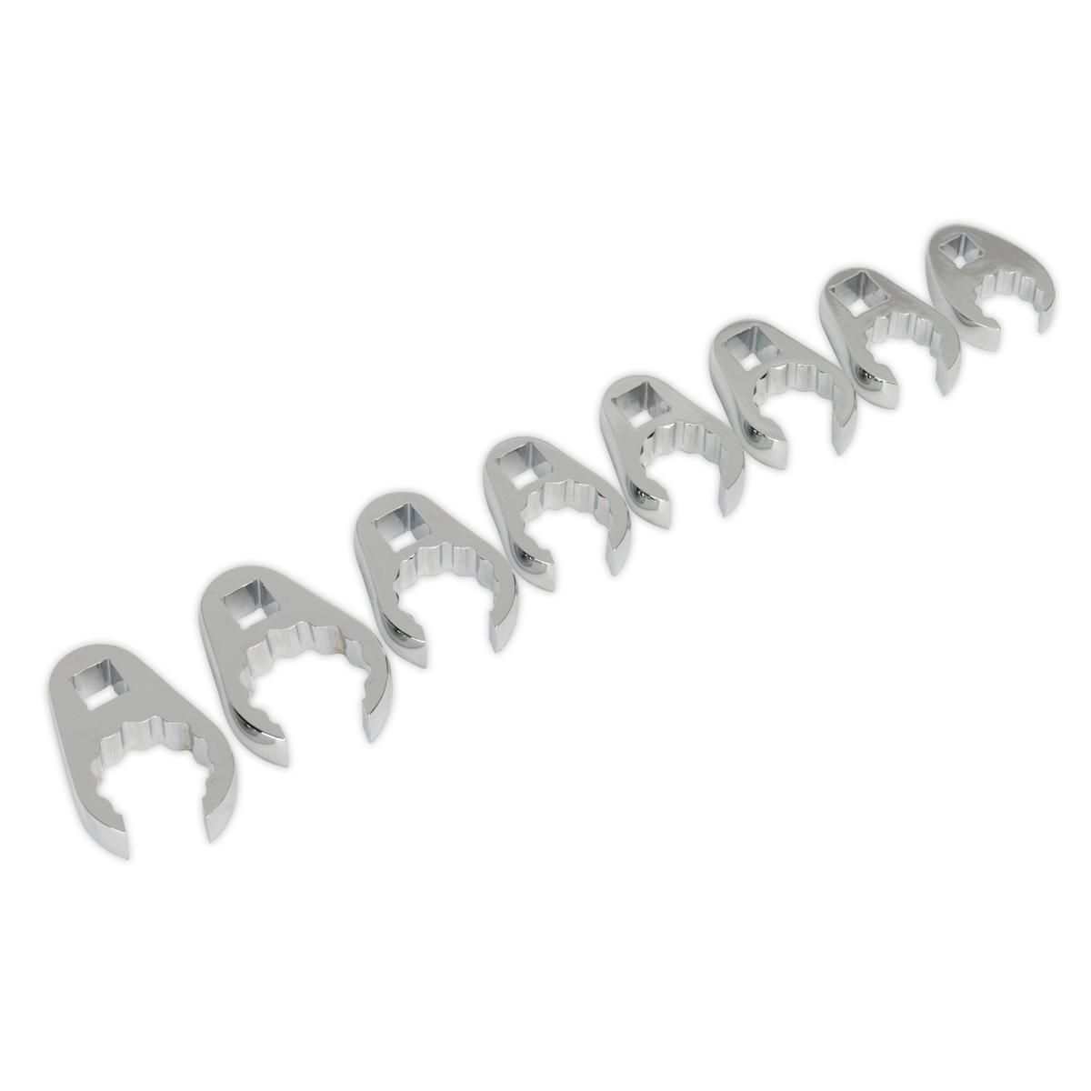 Crow's Foot Spanner Set 8pc 1/2"Sq Drive Metric - AK5981 - Farming Parts