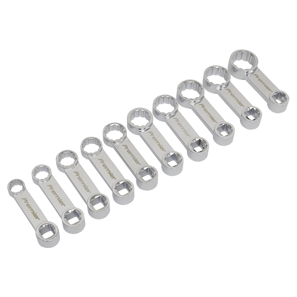 Torque Adaptor Spanner Set 10pc 3/8"Sq Drive - Metric - AK59895 - Farming Parts