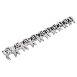 Crow's Foot Open-End Spanner Set 10pc 3/8"Sq Drive Metric - AK5989 - Farming Parts