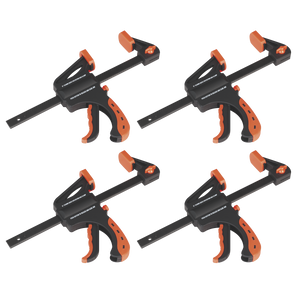 Ratchet Bar Clamp 150mm 4pc Set - AK61014 - Farming Parts