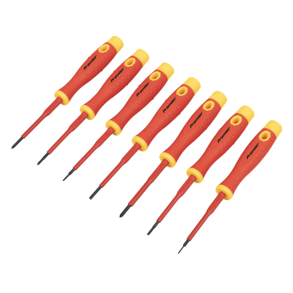 Buy Sealey Premier Precision Screwdriver Set 7pc - VDE Approved ...