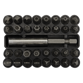 Security Bit & Magnetic Adaptor Set 33pc - AK614 - Farming Parts