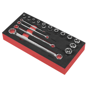 TRX-Star* 3/8"Sq Drive Socket & Spanner Set 16pc - AK61801 - Farming Parts