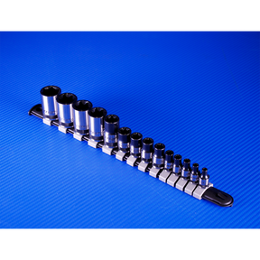 TRX-Star* Socket Set 14pc 1/4", 3/8" & 1/2"Sq Drive E4-E24 Black Series - AK618B - Farming Parts